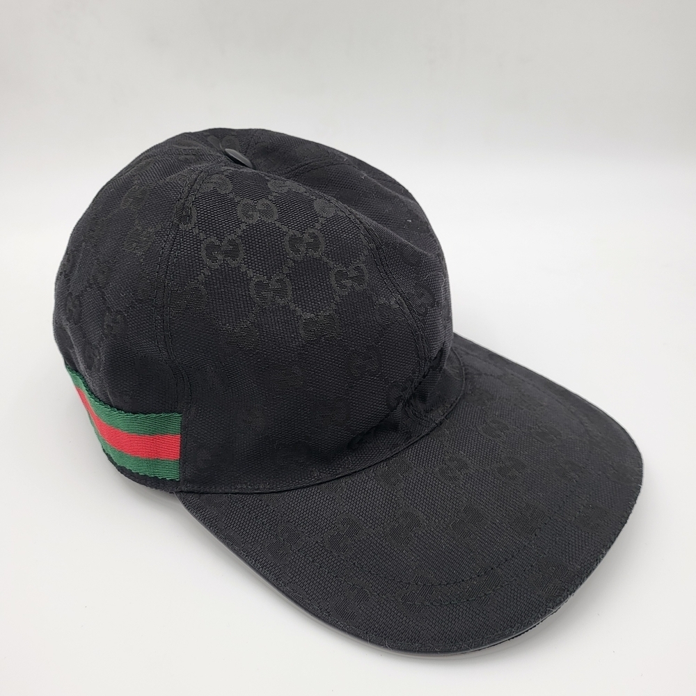 Gucci GG Canvas Hat with Web Sherry Line. Authentic..